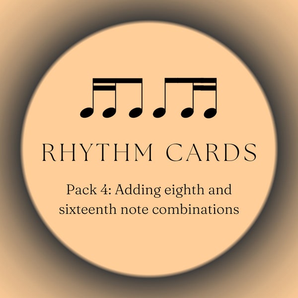 Rhythm Cards - Pack 4