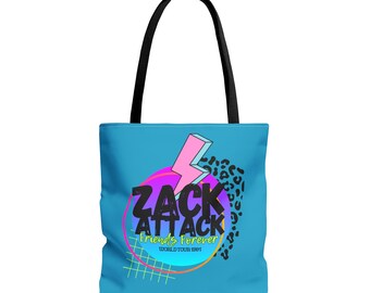 Bolsa de gira mundial de Zack attack / guardar por la campana / cosas divertidas de los 90 / regalos para ella / Regalos para él / Tote Bag (AOP)