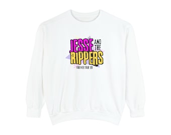 Sudadera Jesse y los Destripadores / Camiseta de los años 90 / Casa llena / Camisa divertida / Sudadera teñida de ropa unisex