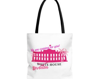 Dream House Tote, regalo para mamá, regalo para niña, regalo divertido, bolso grande