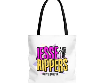 Bolsa de Jesse y los Destripadores / Cosas divertidas de los 90 / Regalo para él / Regalo para ella / Bolsa de tela (AOP)