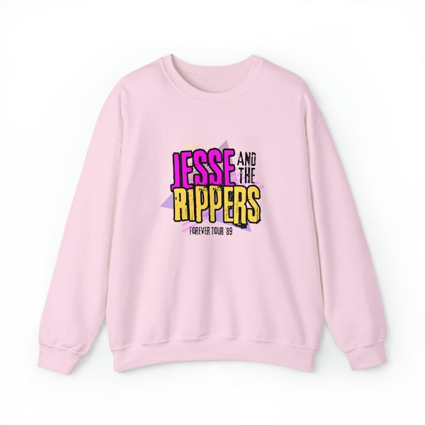 Jesse et les Rippers Crewneck Sweatshirt | Salle comble | Trucs drôles des années 90 | Cadeaux pour elle | Cadeaux pour lui