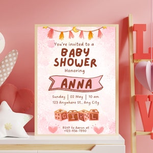 Pink Baby Shower Games Bundle - Fun Activities