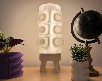Modern Lamp - Textured 3D printed Design