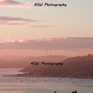 San Francisco aus Marin Hills, Landschaftsfotografie, Sutro Tower, Wandkunst