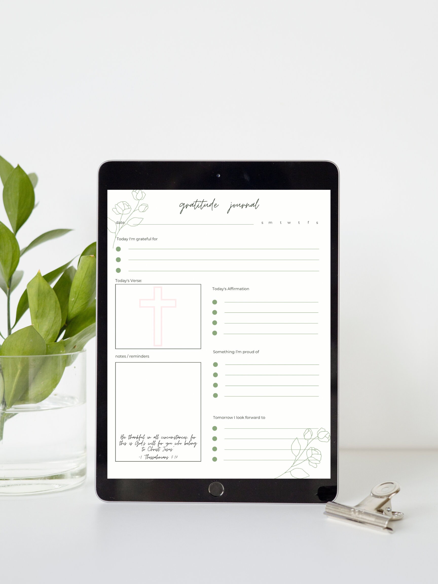 Digital Planner | Christian Planner | Prayer Journal | Faith Journal - Etsy
