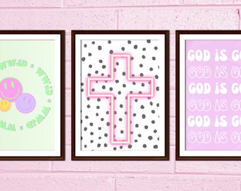 Good Is Good Set | Wall Decor | Christian | Faith | Set of 3