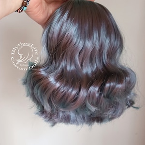 TBL Blythe Wig Cap Scalp - 2 Tone - Heavy Metal - Blue Raspberry