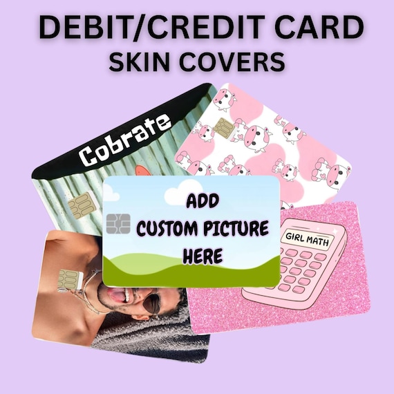 Debit Card/ Credit Card Sleeves-sticker Customs - Etsy Ireland