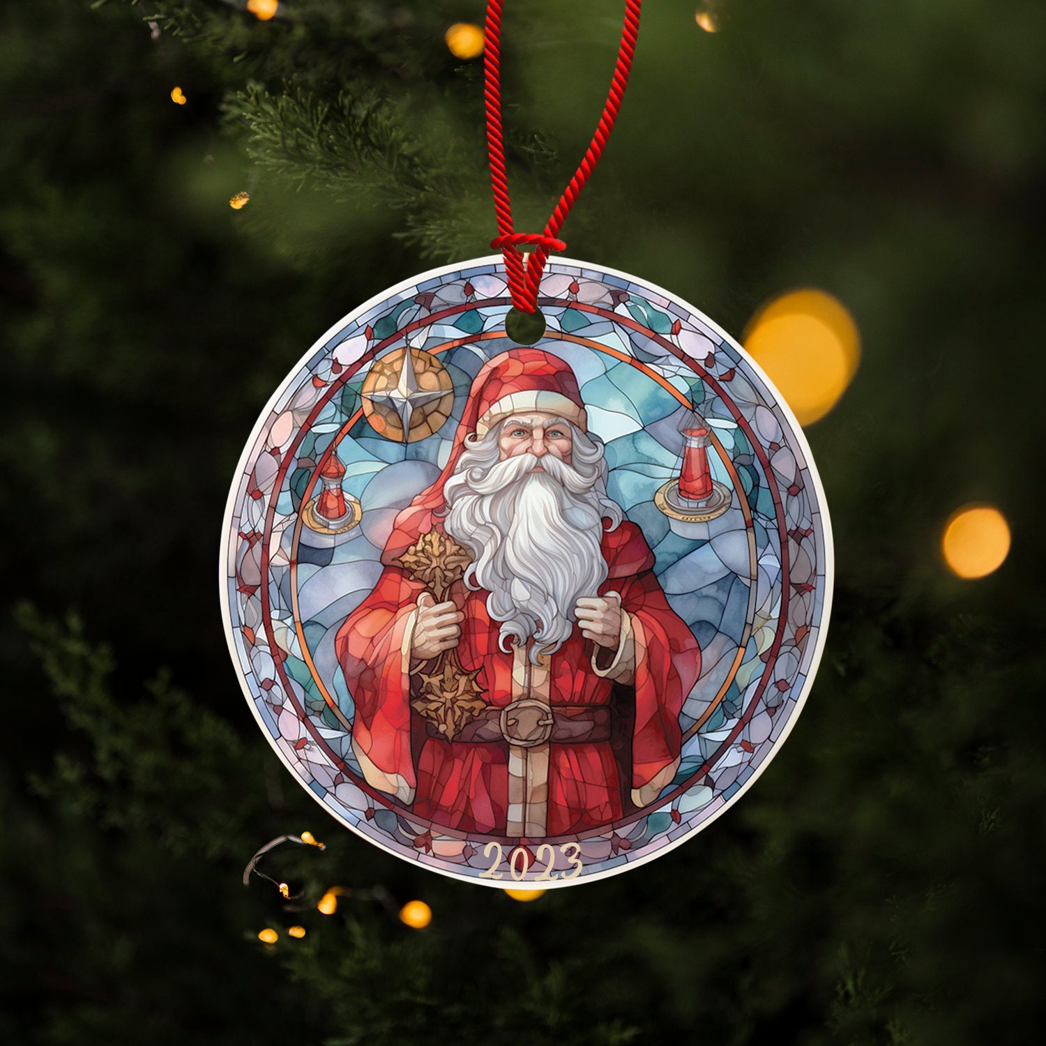 Discover 2023 Weihnachtsmann Weihnachten Dekorieren Lustig Keramik Ornament