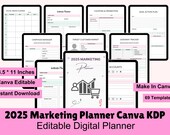2025 Money Mindset Planner | Financial Goal & Budget Planner | Achieve Financial Freedom | Editable Canva and Printable KDP Templates