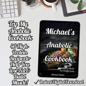 High Protein Low Calorie Cookbook | Digital Meal Planner PDF | Fitness Recipes for Weight Loss | Volume Eating | Instant Download