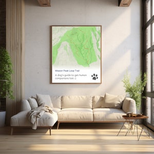 Einzigartige Kartenkunst: Verwandeln Sie Ihre Lieblingswege in faszinierende Posterkunst | Individuelle Karte für Naturfreunde