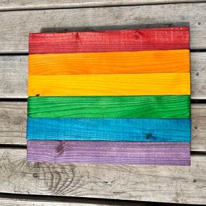 Wood Pride Flag
