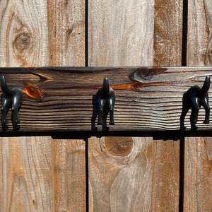 Perchero 3 Dog Shou Sugi Ban