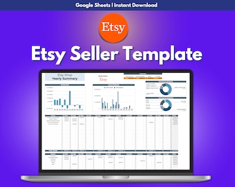 Etsy Seller Automatic Bookkeeping, Small Business Planner, Expense Tracker, Income Tracker, Accounting, Seller Account, Google Sheets