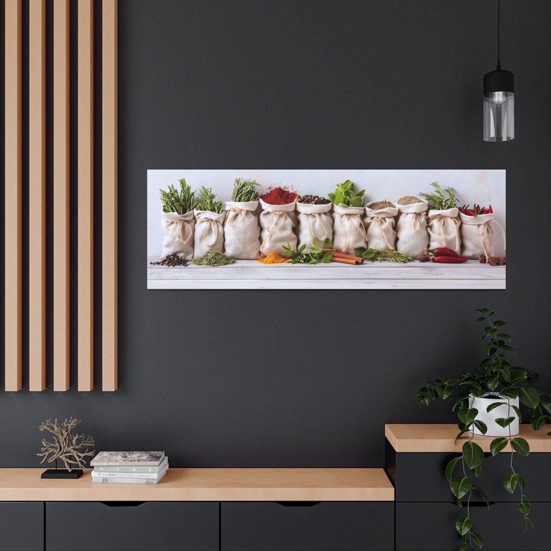 Large Kitchen Art Print, Unique Restaurant Dining Room Wall Decor