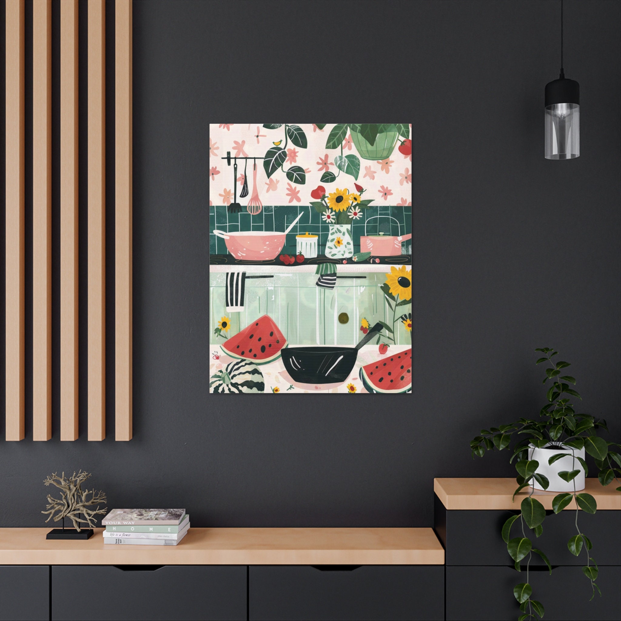 Kitchen Watercolor Print, Kitchen Wall Art, Food Art, Cooking Art Print ...