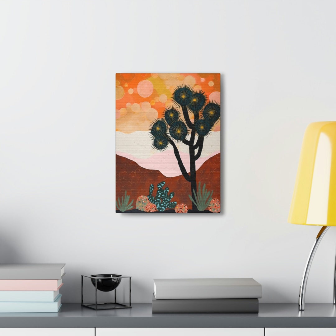 Joshua Tree Painting Joshua Tree Wall Art Print Southwest Etsy