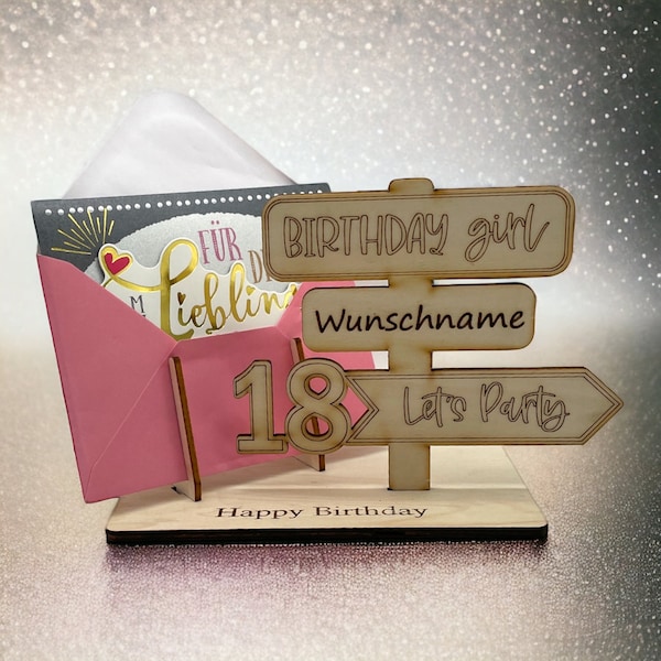 Gutschein zum 18.originell verpacken,geldgeschenk 18 geburtstag Geschenk,glückwunsch zum 18 geburtstag, alles gute zum geburtstag text