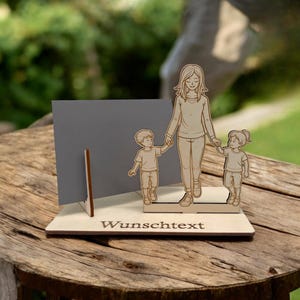 Gutschein verpacken zum Abschied aus dem Kindergarten – mit Erzieherinnen-Motiv, persönliches Dankeschön für Kita, Tagesmutter oder Lehrer