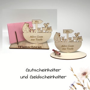 Waldtiere SVG, Laserschnitt Datei, SVG Datei, Geldgeschenk Taufe, Lasercut file, DXF Datei, Schnittdatei 4mm, Laserschnitt Holz