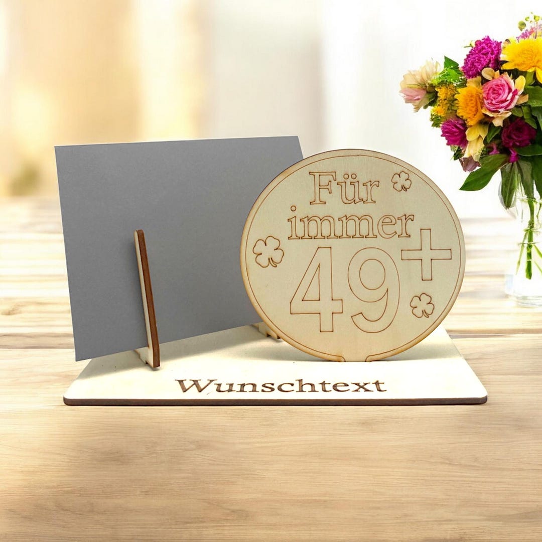 50 Geburtstag Gutscheinverpackung Aus Holz Schild F r Immer 49 50-geburtstag-gutscheinverpackung-aus-holz-schild-f-r-immer-49