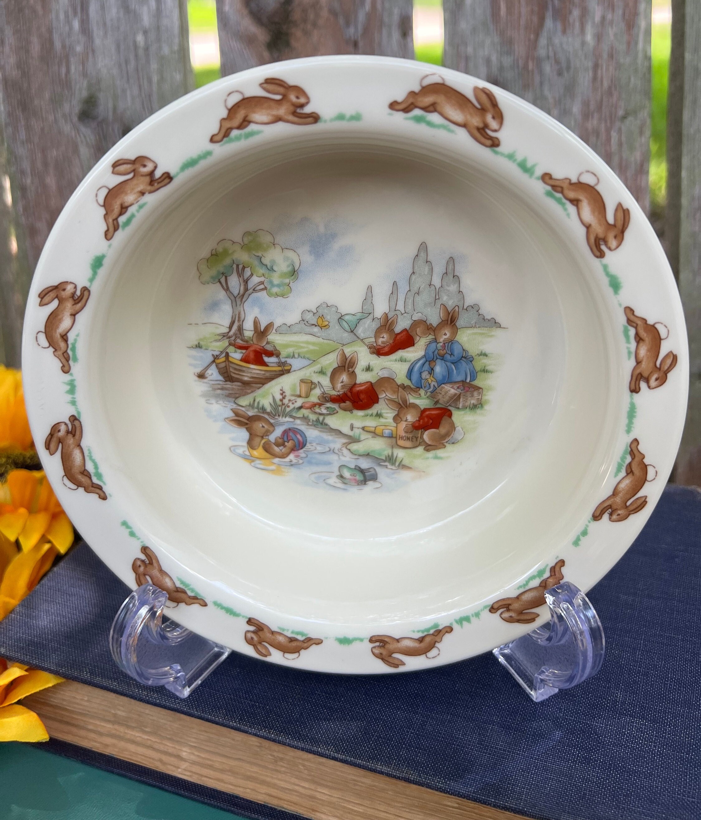 Vintage Royal Doulton “bunnykins” English Fine Bone China Child's