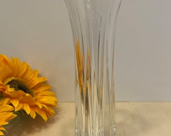 Vintage Crystal Swung Bud Vase