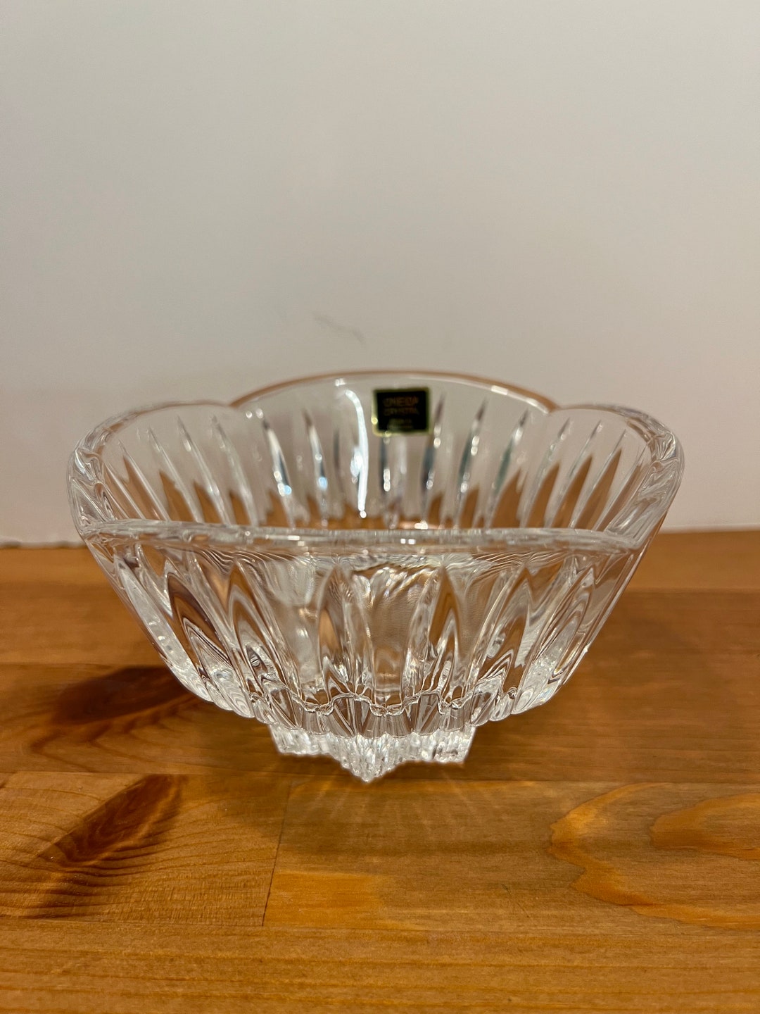 Vintage Oneida Crystal Starburst Candy Dish/trinket Dish Etsy