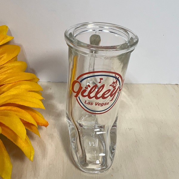 Vintage Gilley’s Las Vegas Boot Shaped Shot Glass or Toothpick Holder