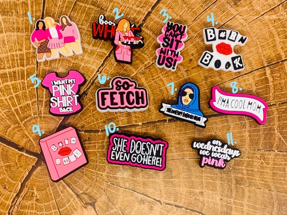 Girls croc charms clearance