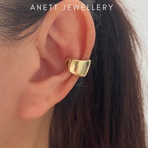 Gold Ear Cuff, Ear cuff No Piercing, Ear Cuff Hoop Earrings, Trending Ear Cuffs, Minimalist Style, Gift For Her, Non Pierced Ear Cuff