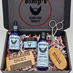 Natural Beard Grooming Gift Set: Bimp's Beard Care Kit