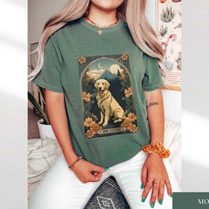 Golden Retriever Gift Tarot Card Golden Retriever Shirt Golden Mom Shirt Dog Lover Gift Golden Mom Tshirt Gift For Dog Lover Funny Dog Shirt