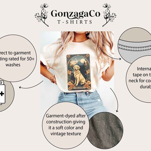 Golden Retriever Gift Tarot Card Golden Retriever Shirt Golden Mom Shirt Dog Lover Gift Golden Mom Tshirt Gift For Dog Lover Funny Dog Shirt