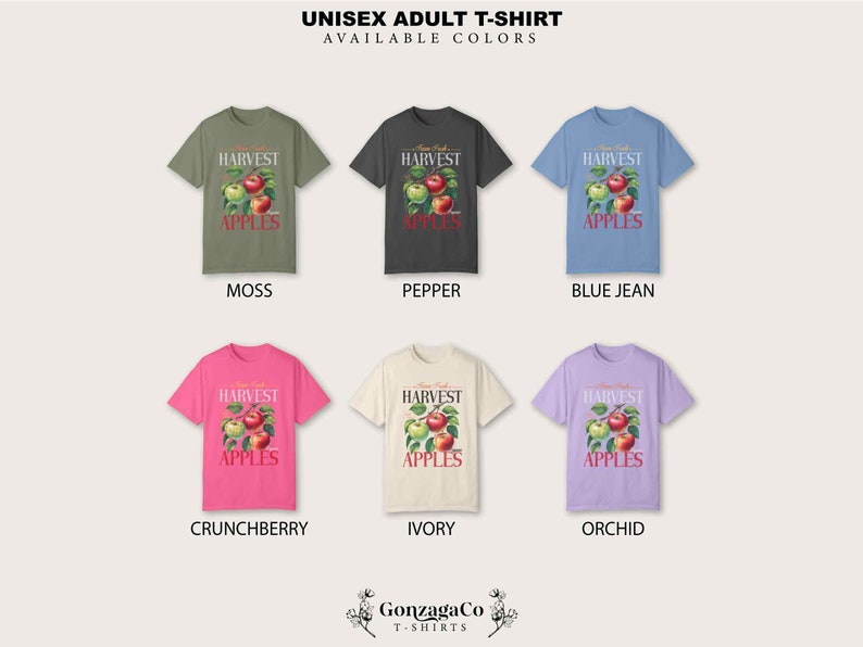 Apple Harvest Farm Fresh Produce Shirt Vintage Fruit Crate Graphic Tee Apple Orchard Shirt Nostalgia Retro Aesthetic Farmers Market Tee