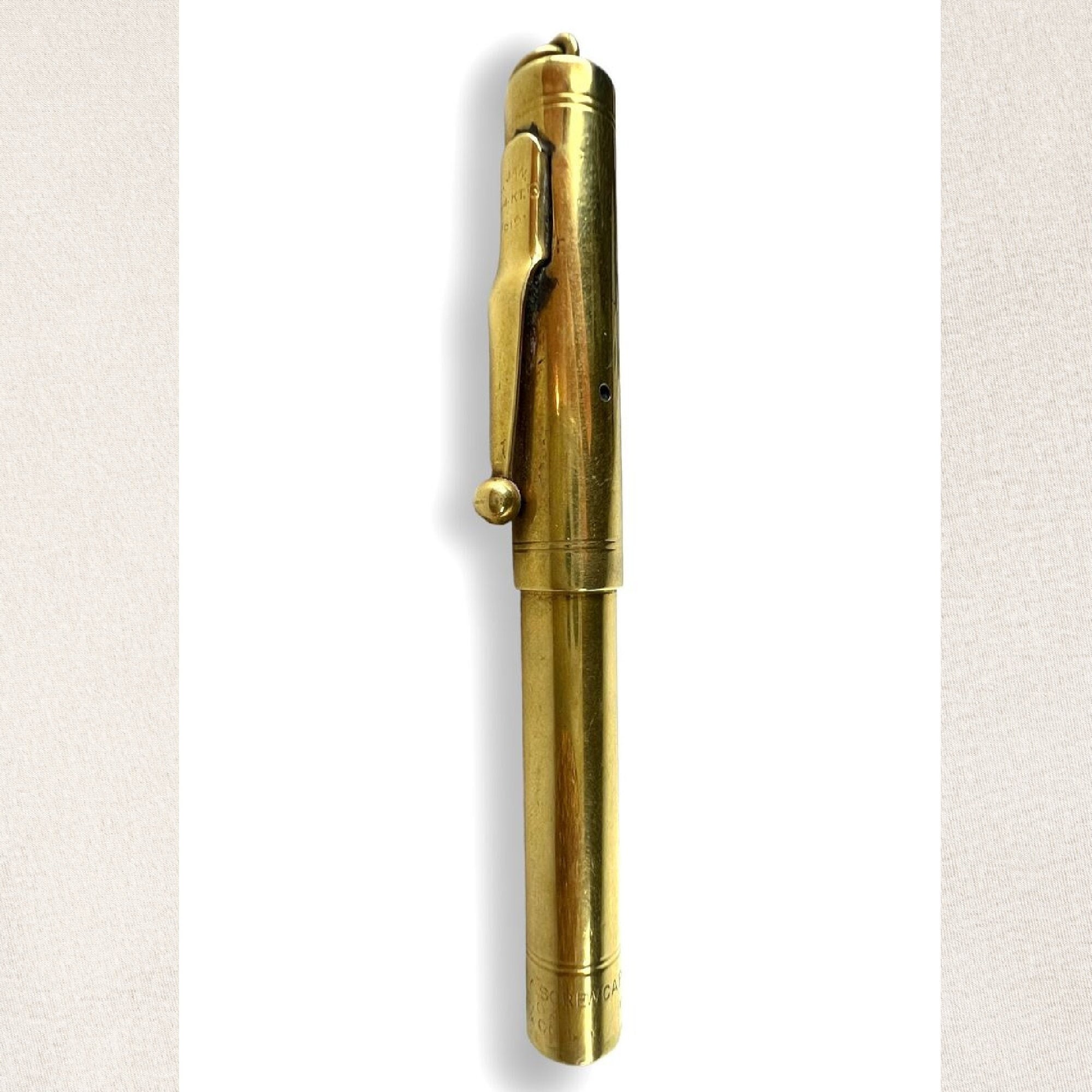 Small Brass Pen Creative Brass Journal Pens Journal Pens Brass Short Ballpoint  Pens For Journaling Brass Writing Tools For Home - AliExpress