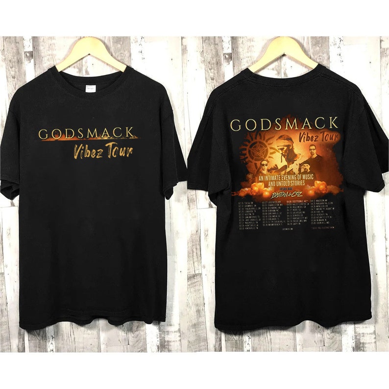 Godsmack the Vibez Tour 2024 Shirt Godsmack 2024 Concert the Etsy