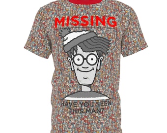 Missing Waldy Unisex Cut & Sew Tee (AOP)