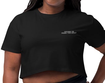 Keep Trying Women’s crop top