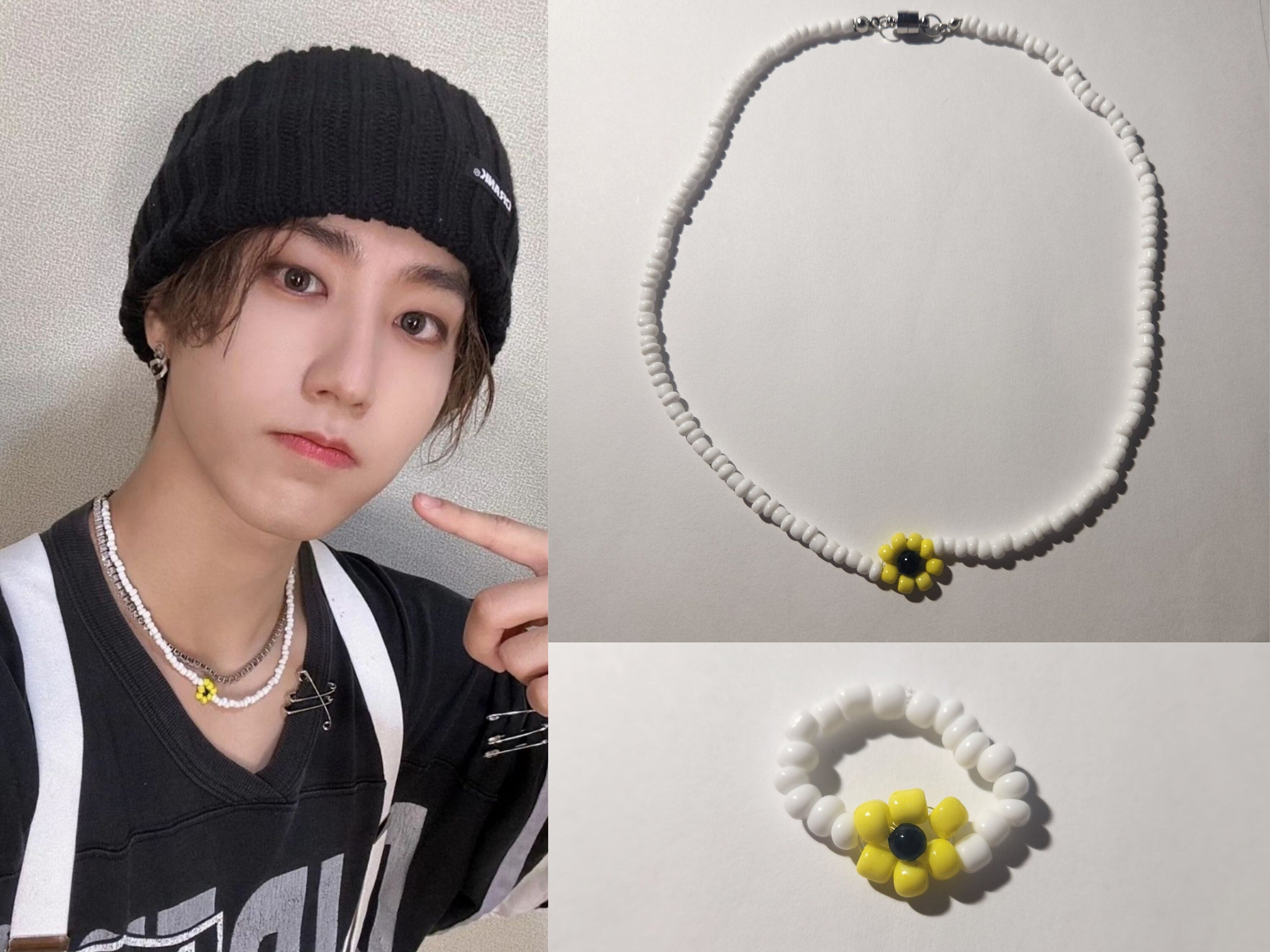 ★Stray Kids 着用★【VVV】★PEACE PENDANT BEADS NEACKLAC.E★ il_1080xN.5385468310_fjhq.jpg