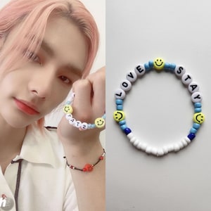 Stray Kids SKZ Hyunjin LoveStay Inspired Beaded Bracelet