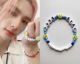 Stray Kids SKZ Hyunjin LoveStay Inspired Beaded Bracelet