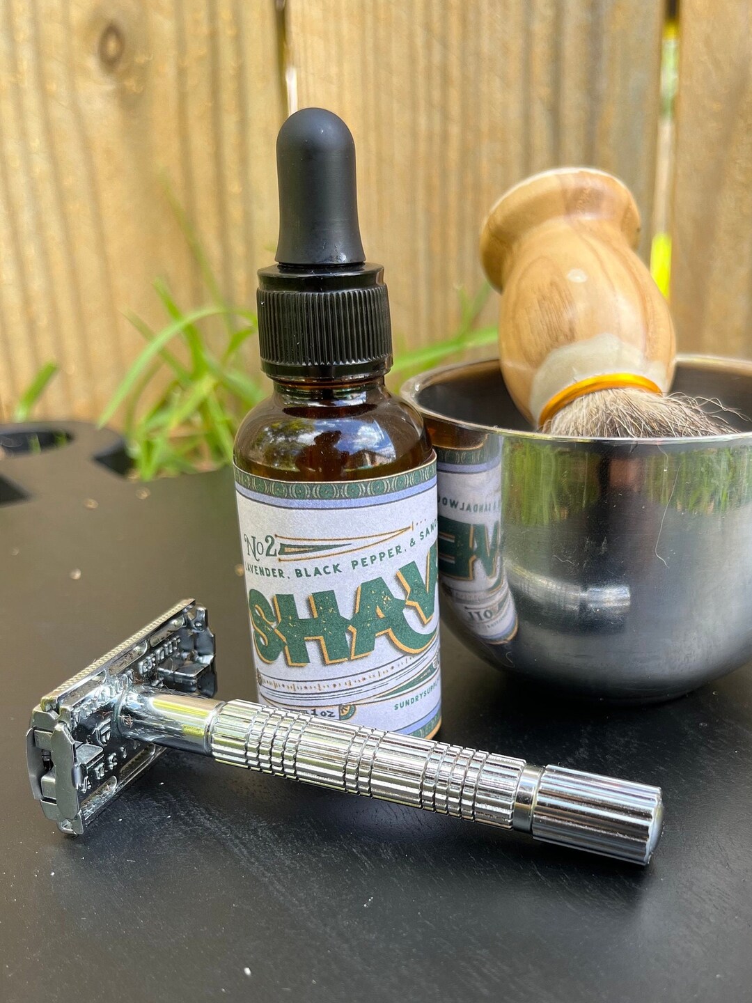 Allnatural Shave Oil With Castor, Jojoba, Sweet Almond, Coconut, and Essential Oils Etsy