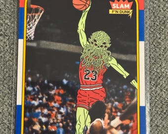 Cthulhu Jordan Basketball Horror Art 2025 Artwork Trading Card by MPRINTS