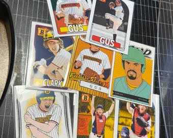 Benchwarmers Movie Gag Parody Trading Card Set of 8 Different Sports Trading Cards
