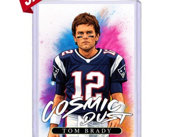 FLASH SALE Tom Brady Custom Art Trading Card