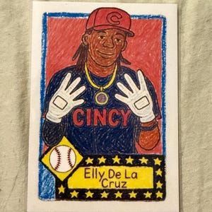Karta kolekcjonerska Elly De La Cruz Limited Edition Kids Art (Project I am 6)