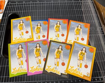 Jesus Christ Gag Parody Trading Card Set of 8 Different basketball Trading Cards